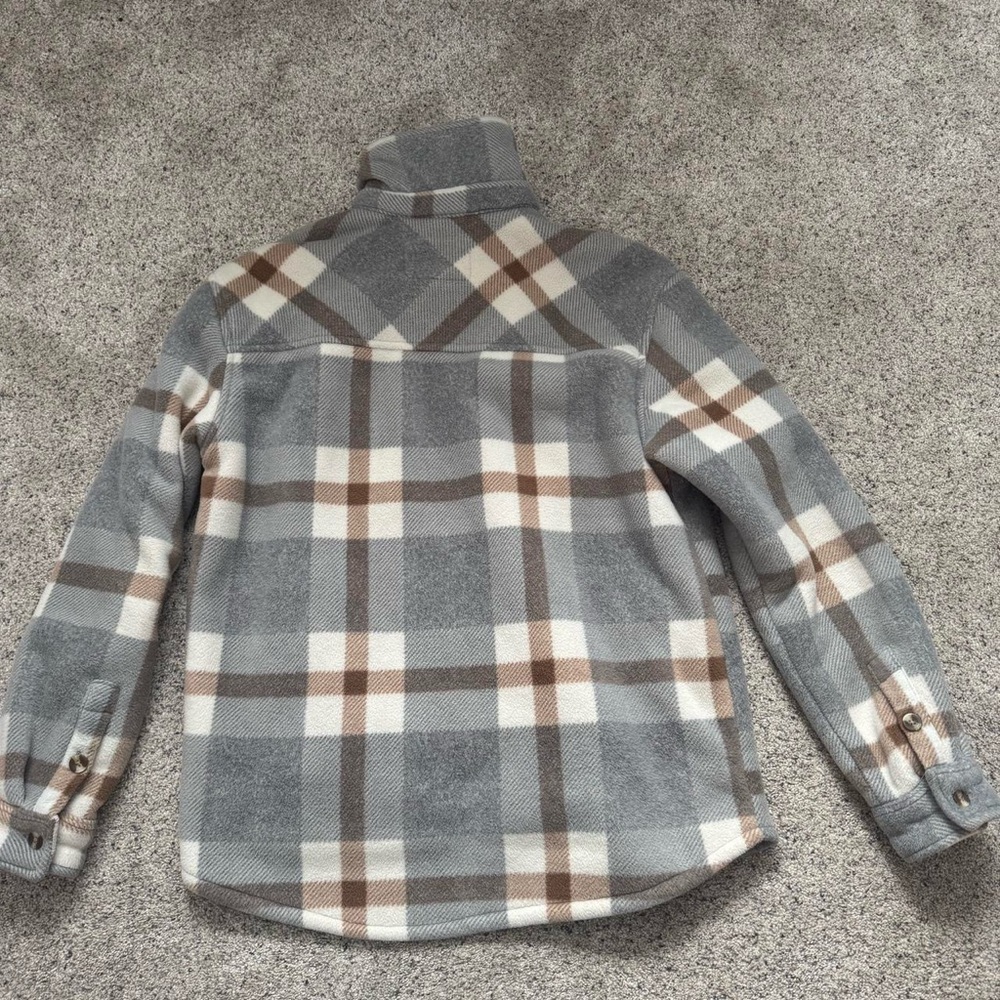 Plaid Button-Up Jacket - Picture 2 of 2